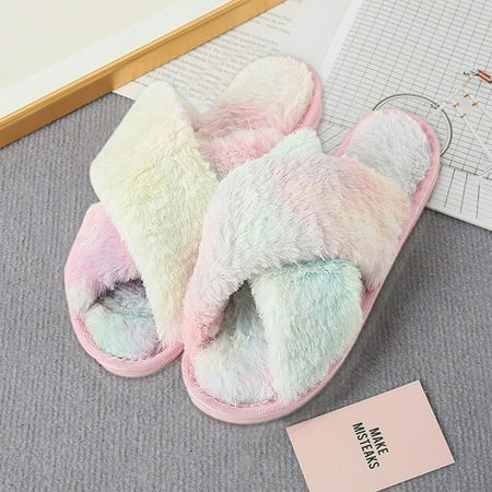 CoCopeaunt Spring Slippers Women Fashion Cross Fluffy Fur Slipper Home Warm Slides Flat Indoor Floor Flip Flops Women Ladies Shoes
CoCopeaunt Spring Slippers Women Fashion Cross Fluffy Fur Slipper Home Warm Slides Flat Indoor Floor Flip Flops Women Ladies Shoes