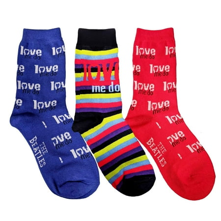 The Beatles Ladies Ankle Socks Set of 3 Love Me Do (UK 4-7 USA 9-11 EU 36-41)
The Beatles Ladies Ankle Socks Set of 3 Love Me Do (UK 4-7 USA 9-11 EU 36-41)
