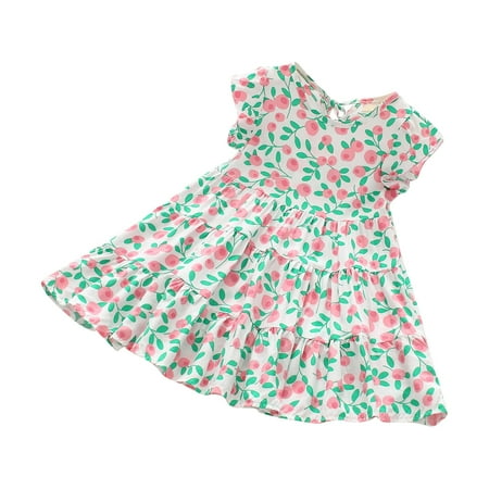 Toddler Girls Casual Dresses Kids Dresses Clearance Toddler Kids Baby Girls Fashion Cute Flying Sleeve Sweet Flower Print Ruffle Dress
Toddler Girls Casual Dresses Kids Dresses Clearance Toddler Kids Baby Girls Fashion Cute Flying Sleeve Sweet Flower Print Ruffle Dress