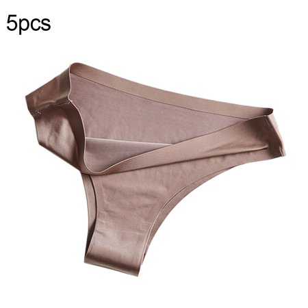 YXGla 5Pcs Women Sexy Solid Color Low Waist Elastic Ultrathin G-String Seamless Thong
YXGla 5Pcs Women Sexy Solid Color Low Waist Elastic Ultrathin G-String Seamless Thong