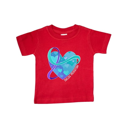 Inktastic Suicide Prevention Awareness Purple and Teal Heart Ribbon Gift Baby Boy or Baby Girl T-Shirt
Inktastic Suicide Prevention Awareness Purple and Teal Heart Ribbon Gift Baby Boy or Baby Girl T-Shirt