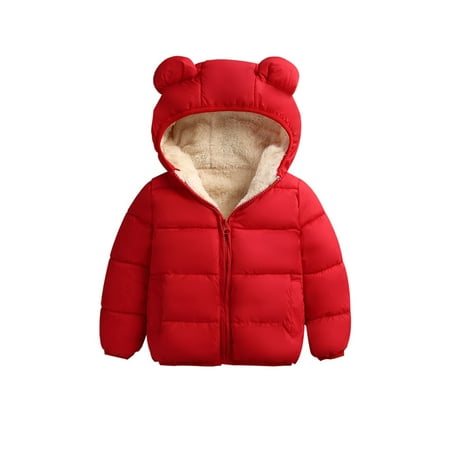 Sunisery Infant Kids Baby Girls Boys Down Parkas Coat Bear-Ears Hooded Long Sleeve Zipper Warm Outfits Red 130cm
Sunisery Infant Kids Baby Girls Boys Down Parkas Coat Bear-Ears Hooded Long Sleeve Zipper Warm Outfits Red 130cm