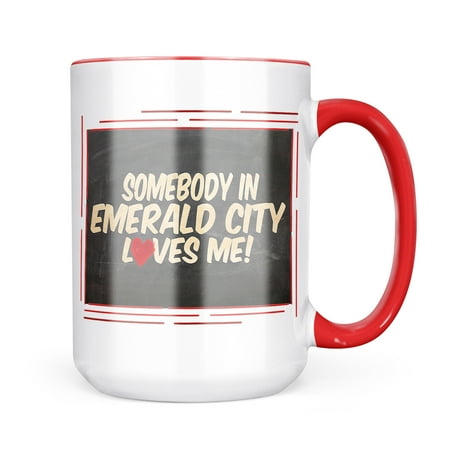 Neonblond Somebody in Emerald City Loves me Emerald City Mug gift for Coffee Tea lovers
Neonblond Somebody in Emerald City Loves me Emerald City Mug gift for Coffee Tea lovers