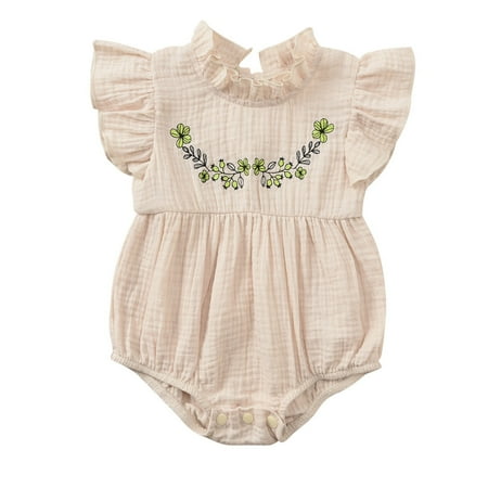 Infant Girls Bodysuits Cartoon Printed Sleeveless Embroidery Baby Clothes Newborn Kids Children Loose Fashion Outwear Leisure Spring Summer Rompers Jumpsuits
Infant Girls Bodysuits Cartoon Printed Sleeveless Embroidery Baby Clothes Newborn Kids Children Loose Fashion Outwear Leisure Spring Summer Rompers Jumpsuits