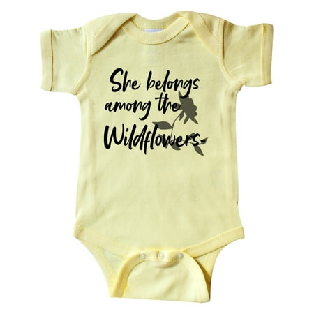 Inktastic She Belongs Among the Wild Flowers Gift Baby Boy or Baby Girl Bodysuit
Inktastic She Belongs Among the Wild Flowers Gift Baby Boy or Baby Girl Bodysuit
