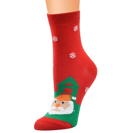 Liliz Christmas Women Knee-high Stockings Santa Claus Elk Snowman Cartoon Mid-calf Length Socks
Liliz Christmas Women Knee-high Stockings Santa Claus Elk Snowman Cartoon Mid-calf Length Socks