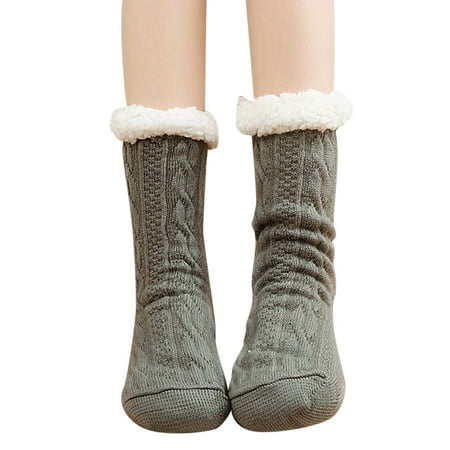 Soft Socks For Women Female Solid Knitted Slip Plush Thicken Warm Winter Boots Socks Household Socks
Soft Socks For Women Female Solid Knitted Slip Plush Thicken Warm Winter Boots Socks Household Socks