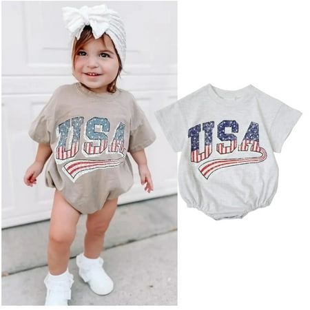 Fidelma Girls Romper Newborn Infant Baby Girls Boys Pompon Pineapple Print Romper Bodysuit Independence Day Gray-90
Fidelma Girls Romper Newborn Infant Baby Girls Boys Pompon Pineapple Print Romper Bodysuit Independence Day Gray-90