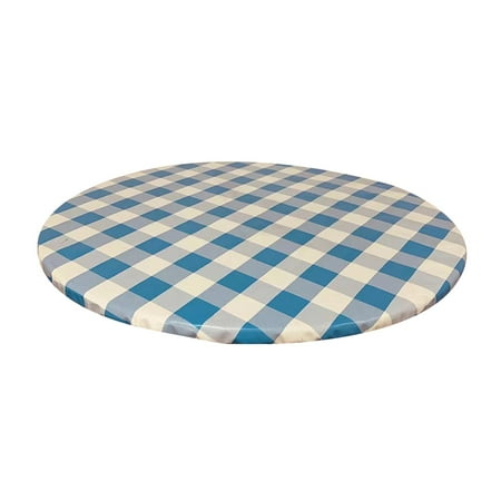 Elastic Edged Polyester Fitted Table Cover -Plaid Pattern - Large Round - Fits to 38inch Diameter -
Elastic Edged Polyester Fitted Table Cover -Plaid Pattern - Large Round - Fits to 38inch Diameter -