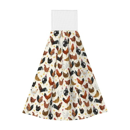 Easygdp Roosters and Chickens Kitchen Hand Towels Hanging Tie Towels Fast Drying Dish Cloth with Loop for Bathroom Restroom Home Decor
Easygdp Roosters and Chickens Kitchen Hand Towels Hanging Tie Towels Fast Drying Dish Cloth with Loop for Bathroom Restroom Home Decor