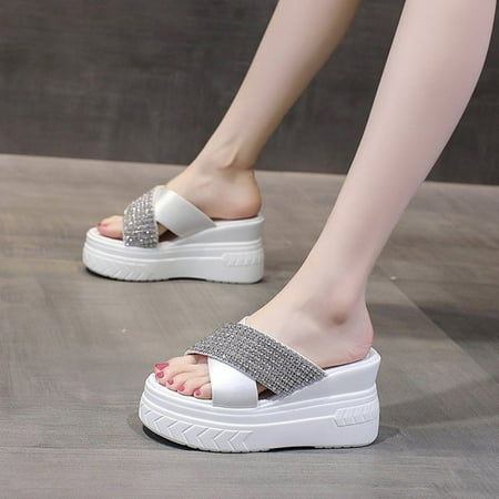 mtvxesu Womens Dress Sandals Women s Summer Platform Flip-flop Rhine-drill Fish Mouth Wedge-heeled Sandals Shoes Sandals Women Dressy Camping or Travelling Summer Savings
mtvxesu Womens Dress Sandals Women s Summer Platform Flip-flop Rhine-drill Fish Mouth Wedge-heeled Sandals Shoes Sandals Women Dressy Camping or Travelling Summer Savings