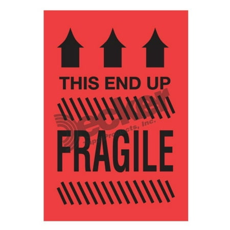 Decker-Tape Decker Tape DL1795 This Side Up Fragile 4 X 6(D)* (500 Per Roll)