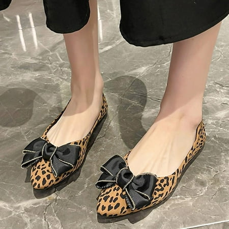 PhoneSoap Fashion Autumn Women Casual Shoes Flat Bottom Pointed Toe Leopard Print Bow Shallow Mouth Comfortable Yellow
PhoneSoap Fashion Autumn Women Casual Shoes Flat Bottom Pointed Toe Leopard Print Bow Shallow Mouth Comfortable Yellow