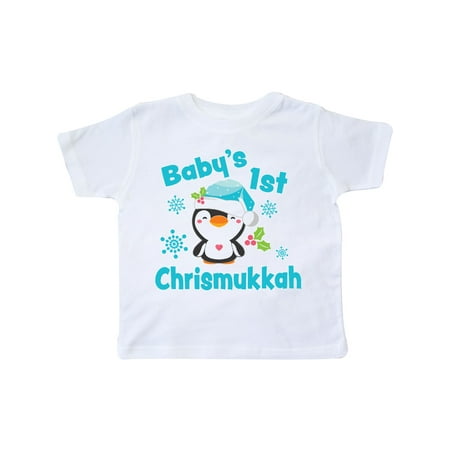 Inktastic Baby s 1st Chrismukkah with Cute Baby Penguin and Snowflakes Gift Toddler Boy or Toddler Girl T-Shirt
Inktastic Baby s 1st Chrismukkah with Cute Baby Penguin and Snowflakes Gift Toddler Boy or Toddler Girl T-Shirt