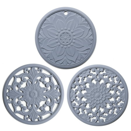 Hfyihgf Non-slip Carved Potholders Kitchen Heat Protection Pad for Countertop Set of 3
Hfyihgf Non-slip Carved Potholders Kitchen Heat Protection Pad for Countertop Set of 3