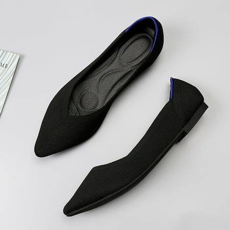 NECHOLOGY Flat Fancy Shoes for Women Women Flying Knitted Single Shoes Doudou Boat Shoes Comfortable Slip on Shoes Womens Flat Black 6.5
NECHOLOGY Flat Fancy Shoes for Women Women Flying Knitted Single Shoes Doudou Boat Shoes Comfortable Slip on Shoes Womens Flat Black 6.5