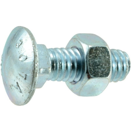 BOLT CARRIAGE ZINC 5/16-18X1