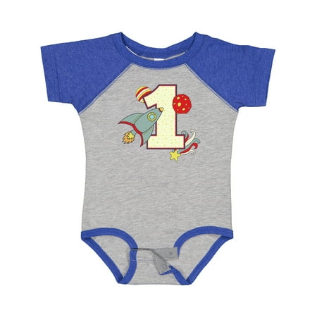 Inktastic 1st Birthday Outer Space Theme Gift Baby Boy or Baby Girl Bodysuit