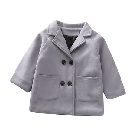 QIPOPIQ Coats for Girls Clearance Toddler Baby Kids Boys Girls Thick Warm Solid Coat Clothes Child s Winter Woolen Coat
QIPOPIQ Coats for Girls Clearance Toddler Baby Kids Boys Girls Thick Warm Solid Coat Clothes Child s Winter Woolen Coat