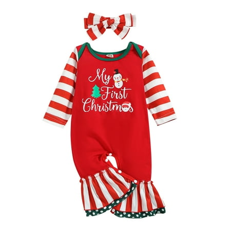 TAIAOJING Baby Romper Boys Girls Suit Christmas Cute Snowman Xmas Letter Printed Jumpsuit And Headbands Set One Piece Outfits 12-18 Months
TAIAOJING Baby Romper Boys Girls Suit Christmas Cute Snowman Xmas Letter Printed Jumpsuit And Headbands Set One Piece Outfits 12-18 Months