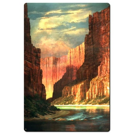 Past Time Signs HADM056 Hermon Adams Colorado River Satin Metal Sign - 24 x 36 in.
Past Time Signs HADM056 Hermon Adams Colorado River Satin Metal Sign - 24 x 36 in.