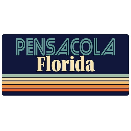 Pensacola Florida 5 x 2.5-Inch Fridge Magnet Retro Design