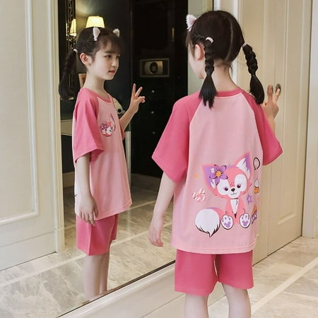 Sanrio Anime Melody Hello Kitty Cinnamoroll Kuromi Children Pajamas Girl Boy Short Sleeve T Shirt Shorts Suit Casual Clothing
Sanrio Anime Melody Hello Kitty Cinnamoroll Kuromi Children Pajamas Girl Boy Short Sleeve T Shirt Shorts Suit Casual Clothing