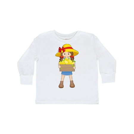 Inktastic Farming Girl with Crate of Lemons Gift Toddler Toddler Girl Long Sleeve T-Shirt
Inktastic Farming Girl with Crate of Lemons Gift Toddler Toddler Girl Long Sleeve T-Shirt