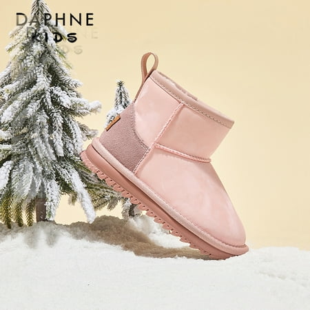 DAPHNE Girls Casual Snow Boots Non-slip Slip-on Fleece Thermal Thick Boots For Winter
DAPHNE Girls Casual Snow Boots Non-slip Slip-on Fleece Thermal Thick Boots For Winter
