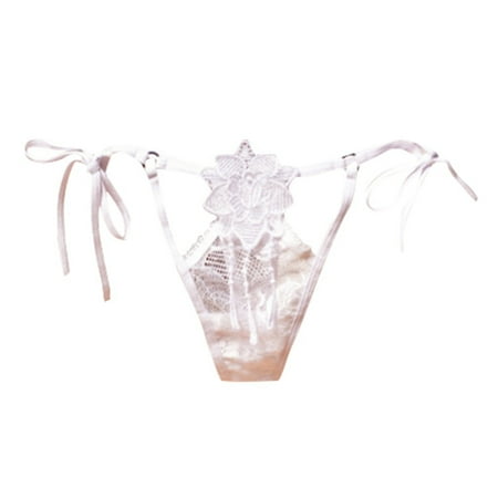 Women Underwear Brief Lace Lingerie Thongs Panties Hollow Out
