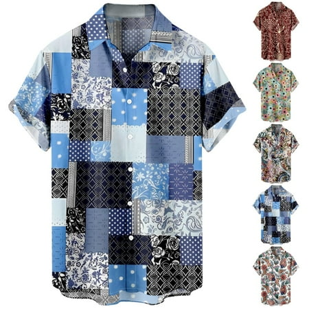 Men Dad Short Sleeve Shirt Fashion Relaxed-Fit Clothing Apparel Size 100-170/XXS-8XL
Men Dad Short Sleeve Shirt Fashion Relaxed-Fit Clothing Apparel Size 100-170/XXS-8XL