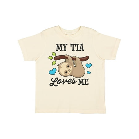 Inktastic My Tia Loves Me with Sloth and Hearts Gift Toddler Boy or Toddler Girl T-Shirt
Inktastic My Tia Loves Me with Sloth and Hearts Gift Toddler Boy or Toddler Girl T-Shirt