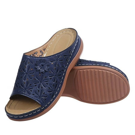Lyinloo Summer Ladies Embroidered Sandals Casual Footwear Casual Roman Slippers Blue 41
Lyinloo Summer Ladies Embroidered Sandals Casual Footwear Casual Roman Slippers Blue 41