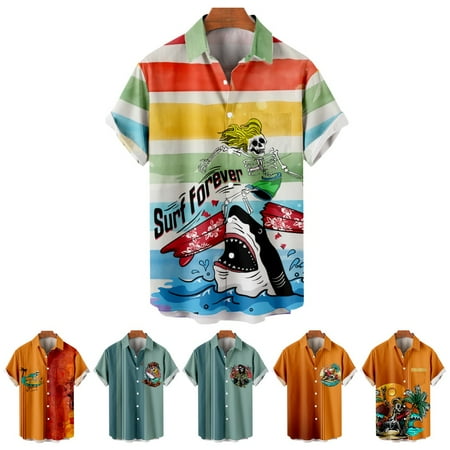 LANLIN Hawaiian Unisex Crewneck T-Shirts Print Slim-Fit Costume Size 100-170/XXS-8XL
LANLIN Hawaiian Unisex Crewneck T-Shirts Print Slim-Fit Costume Size 100-170/XXS-8XL