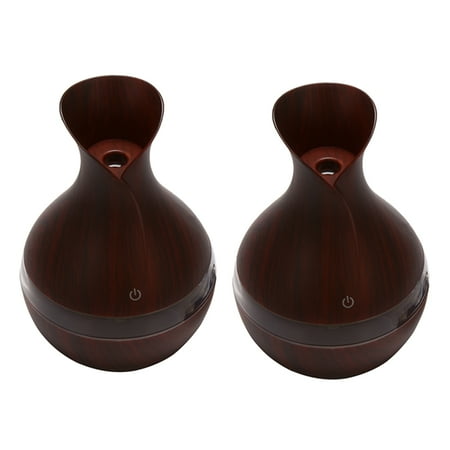 2X 300 Ml Ultrasonic Air Humidifier Oil Diffuser with Wood Grain 7 Color Changing Led Lights Deep Color
2X 300 Ml Ultrasonic Air Humidifier Oil Diffuser with Wood Grain 7 Color Changing Led Lights Deep Color