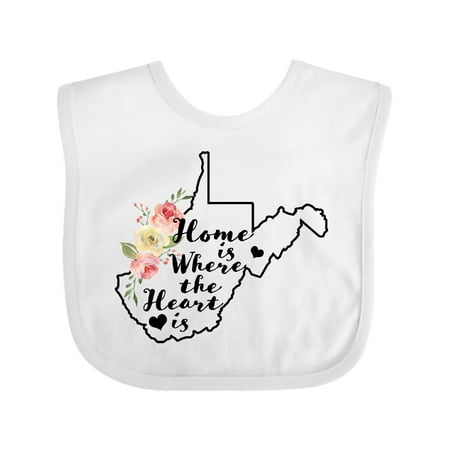 Inktastic West Virginia Home is Where The Heart is with Watercolor Floral Gift Baby Girl Bib
Inktastic West Virginia Home is Where The Heart is with Watercolor Floral Gift Baby Girl Bib