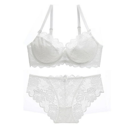 

YDKZYMD Women White Lingerie Set Sexy See Through Pajamas Underwear Fashionable Sheer Lace Lingerie 2 Piece 70A 70B 70C 70D 75A 75B 75C 75D 80A 80B 80C 80D 85B 85C 85D 90C 90D 95C 95D