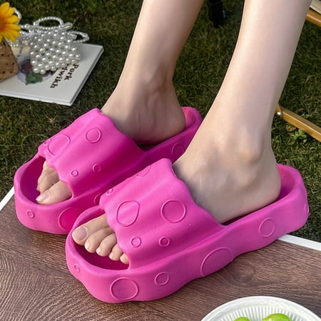 CoCopeanut 2023 Summer New Bubble Design Women s Slippers Thick Sole 4cm Soft Comfortable Non-Slip Sandals Indoor Bathroom Couple Slippers
CoCopeanut 2023 Summer New Bubble Design Women s Slippers Thick Sole 4cm Soft Comfortable Non-Slip Sandals Indoor Bathroom Couple Slippers