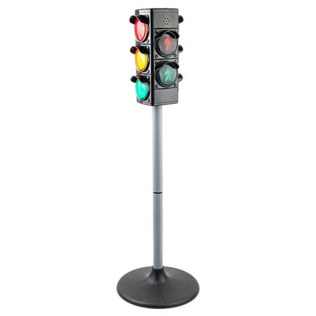 NUOLUX 1pc Simulation Traffic Light Traffic Signal Toy Safety Educational Toy (Black)