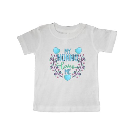 Inktastic My Nonno Loves Me with Flowers and Hearts Gift Baby Boy or Baby Girl T-Shirt
Inktastic My Nonno Loves Me with Flowers and Hearts Gift Baby Boy or Baby Girl T-Shirt