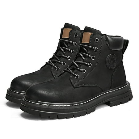 Women‘s Platform Short Boots Lace Up Round Toe Anti-Slip Ankle Boots Women‘s Fashion Footwear