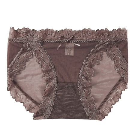 Felwors Underwear For Women Lace Hollowed Out Mesh Panties Women Mid Waist Cotton Bottom Crotch Girl Briefs Size XL
Felwors Underwear For Women Lace Hollowed Out Mesh Panties Women Mid Waist Cotton Bottom Crotch Girl Briefs Size XL