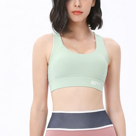 Ruziyoog Cotton Underwear Ladies Sports Underwear Women Shockproof Yoga Bra Quick Dry Fitness Vest Summer Clearance Green XL
Ruziyoog Cotton Underwear Ladies Sports Underwear Women Shockproof Yoga Bra Quick Dry Fitness Vest Summer Clearance Green XL