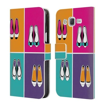 OFFICIAL MARTINA ILLUSTRATION GIRLY SHOES LEATHER BOOK WALLET CASE COVER FOR SAMSUNG PHONES 3