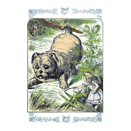 Sir John Tenniel was an English illustrator best remembered for his work in Lewis Carrolls Alices Adventures in Wonderland and Through the Looking-Glass Poster Print by John Tenniel