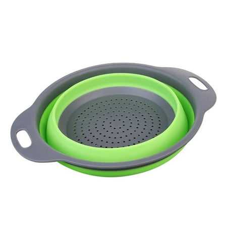 LICHENG Foldable Silicone Colander Fruit Vegetable Washing Basket Strainer Kitchen Tool Green
LICHENG Foldable Silicone Colander Fruit Vegetable Washing Basket Strainer Kitchen Tool Green