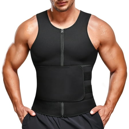 KUMAYES Sauna Belt for Men Weight Loss Sweat Vest with Zipper Slimming Waist Trainer Belt
KUMAYES Sauna Belt for Men Weight Loss Sweat Vest with Zipper Slimming Waist Trainer Belt