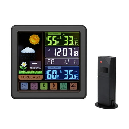 Weather Station Clock Wireless Indoor Outdoor Thermometer Home Forecast Station With Alarm Clock Sensor Humidity Monitor Snooze Function
Weather Station Clock Wireless Indoor Outdoor Thermometer Home Forecast Station With Alarm Clock Sensor Humidity Monitor Snooze Function