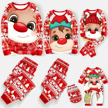 Matching Family Pajamas Sets Christmas PJ s Elk Deer Print Top and Pants Bottom 2Pcs Sleepwear
Matching Family Pajamas Sets Christmas PJ s Elk Deer Print Top and Pants Bottom 2Pcs Sleepwear