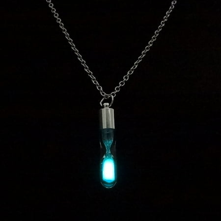 Women Men Glowing Luminous Sand Timer Pendant Glass Hourglass Bottle Necklace Ladies Decorations Gifts
Women Men Glowing Luminous Sand Timer Pendant Glass Hourglass Bottle Necklace Ladies Decorations Gifts